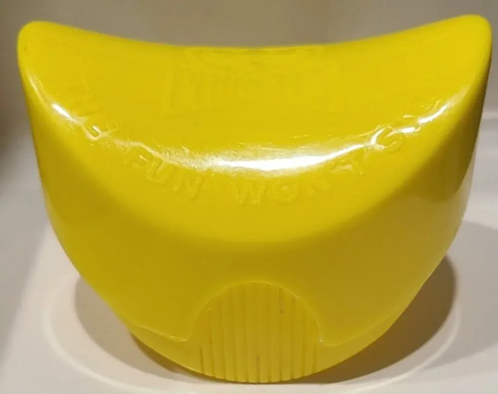 Vintage Pringles Chips Snack Container Yellow Retro 1990s Once You Pop Fun Y2K